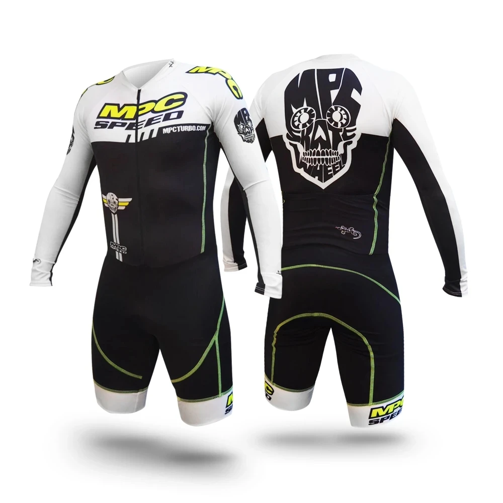 Mpc Racing Suit Speed Inline Roller Skate Skinsuit Fast Skating Triathlon Skinsuit Competition Suit Bike Sport Run Jumpsuit