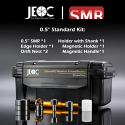 Standardowy zestaw SMR JEOC 0,5 cala, odblask sferyczny 0,5 cala z uchwytem, kula odblaskowa 12,7 mm do trackera laserowego