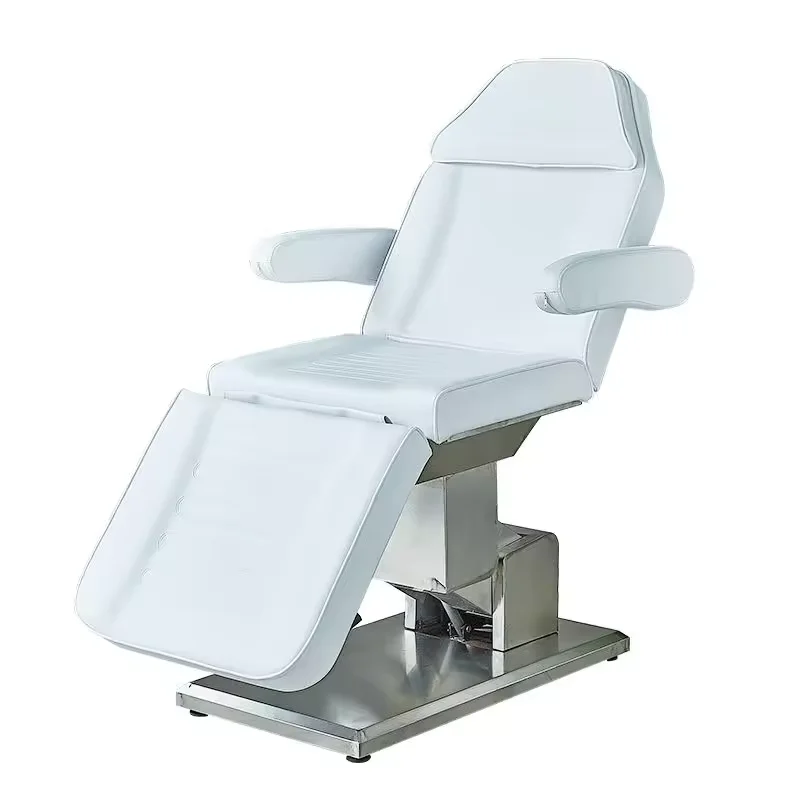 

Modern Stainless Steel Base Electric Beauty Bed Facial Treatment 3 Motor Massage Table