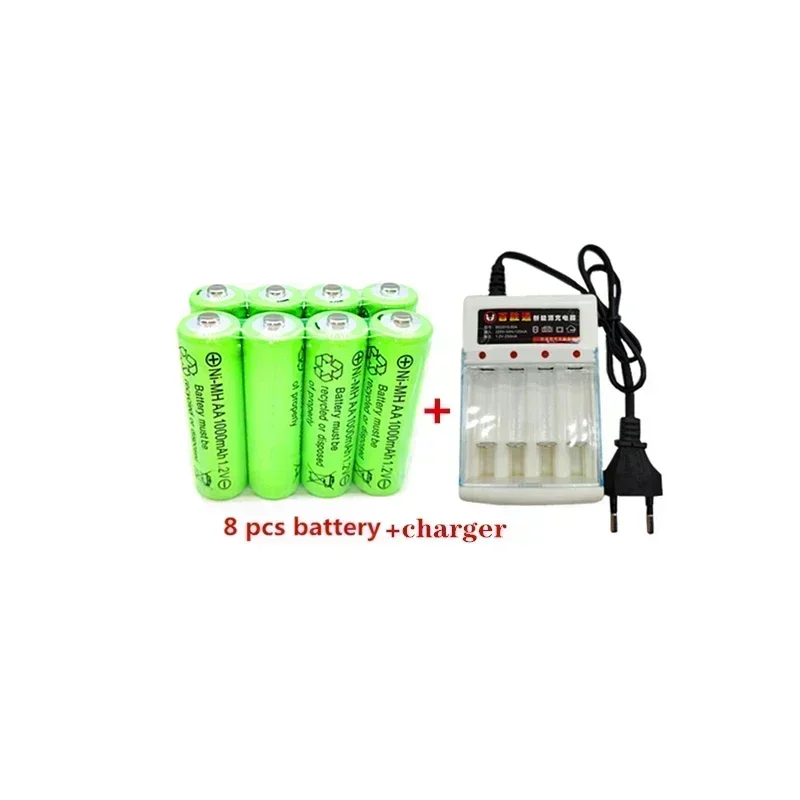 AA 1.2V 1000mAh NI-MH rechargeable battery