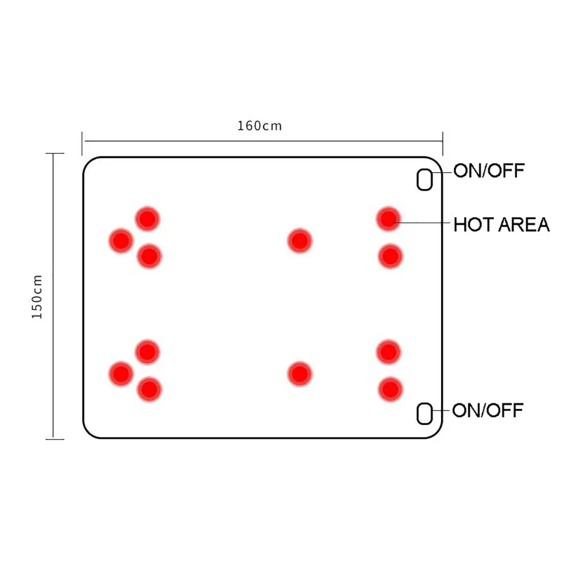 

2026 Floor Heating Systems 5V USB Heater Heated Blanket Mattress Thermostat Electric Heating Blanket Winter Body Warmer Ca