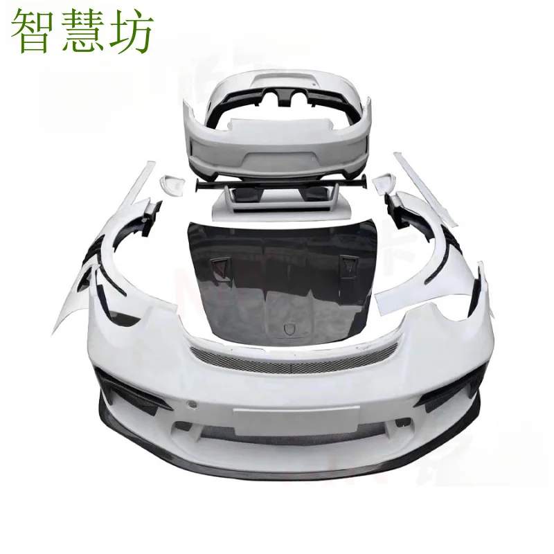 

Suitable for Porsche 911 991 carbon fiber GT3 front bumper, rear bumper, hood, engine cover, fenders, and full body kit