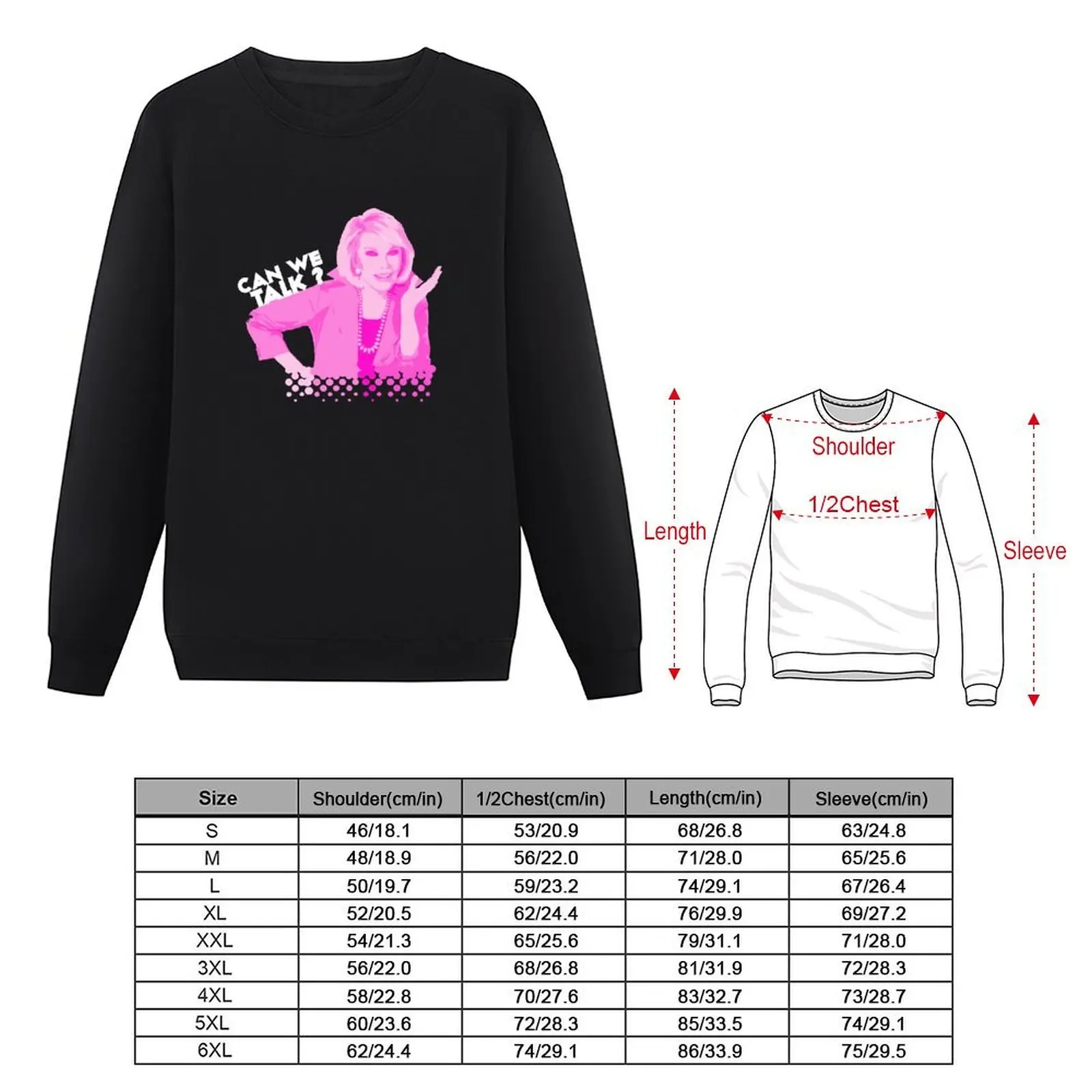 جوان ريفرز- هل نحدث؟ بلوفر رجالي شتوي جرافيك تي شيرت رجالي ملابس رجالية ملابس رجالي سويت شيرت