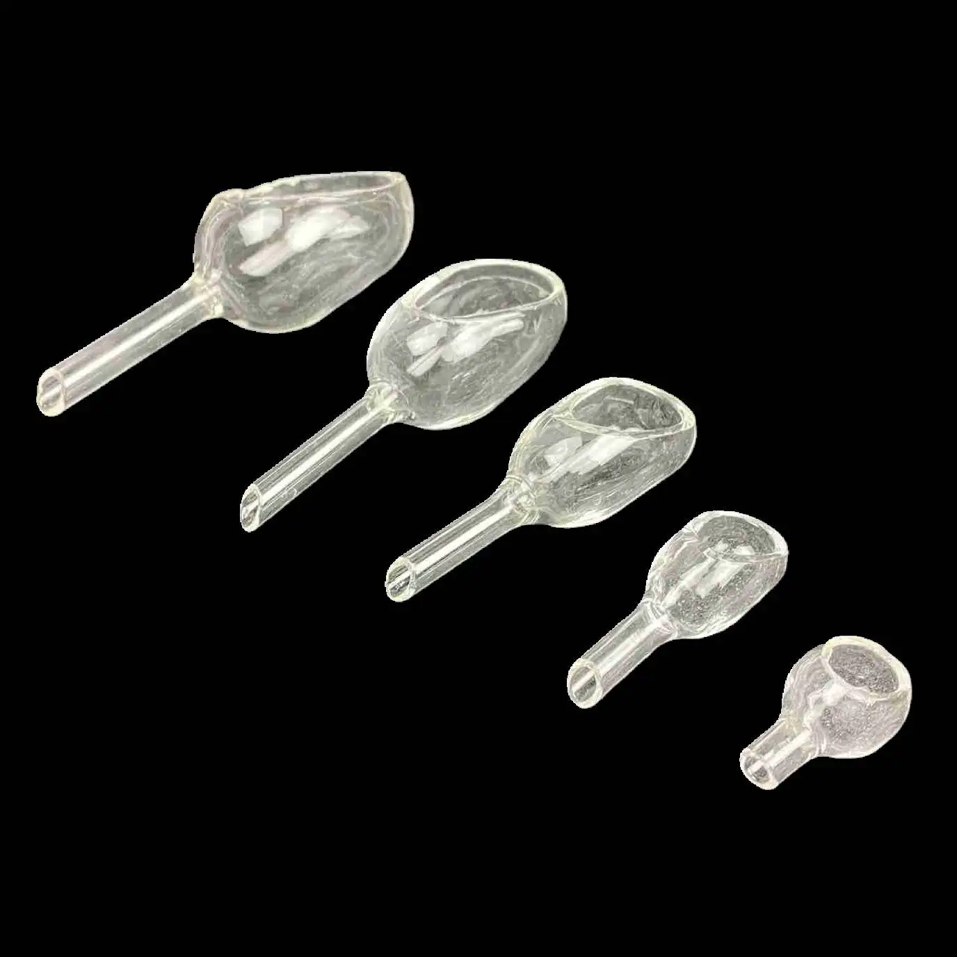 Fit Tube O/DxI/D 6x4mm Belly OD 15/20/25/30mm Glass Weighing Boat Bottle Laboratory