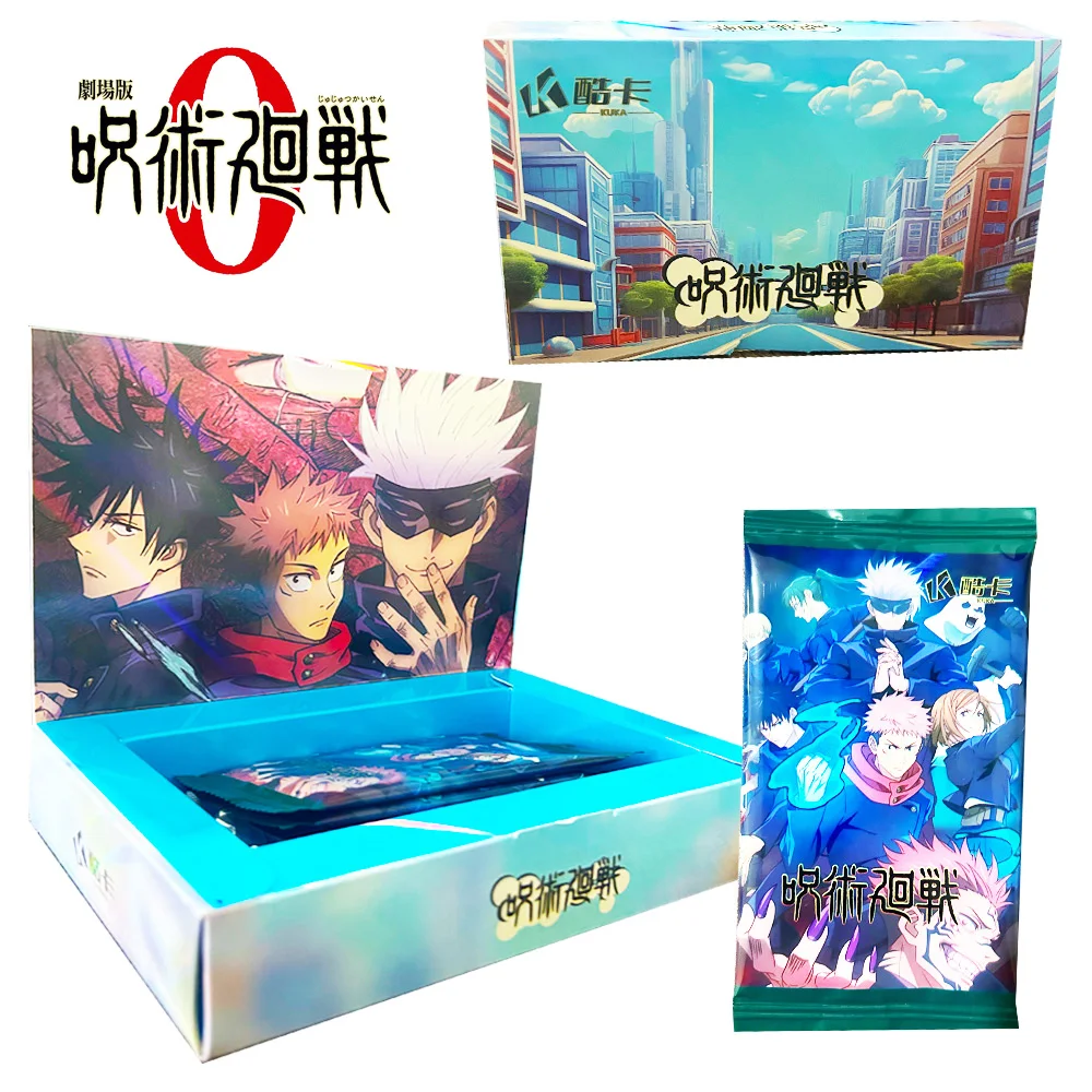 

Wholesale Jujutsu Kaisen Card Booster Box First Bullet Anime Rare Handsome Character Gojo Satoru Children's Toy Birthday Gift