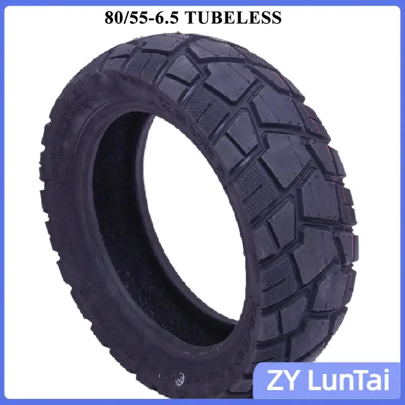

10 Inch 80/55-6.5 Tubeless Off-road Tire For Electric Scooter Tire Tyre Scooter Accessories Parts