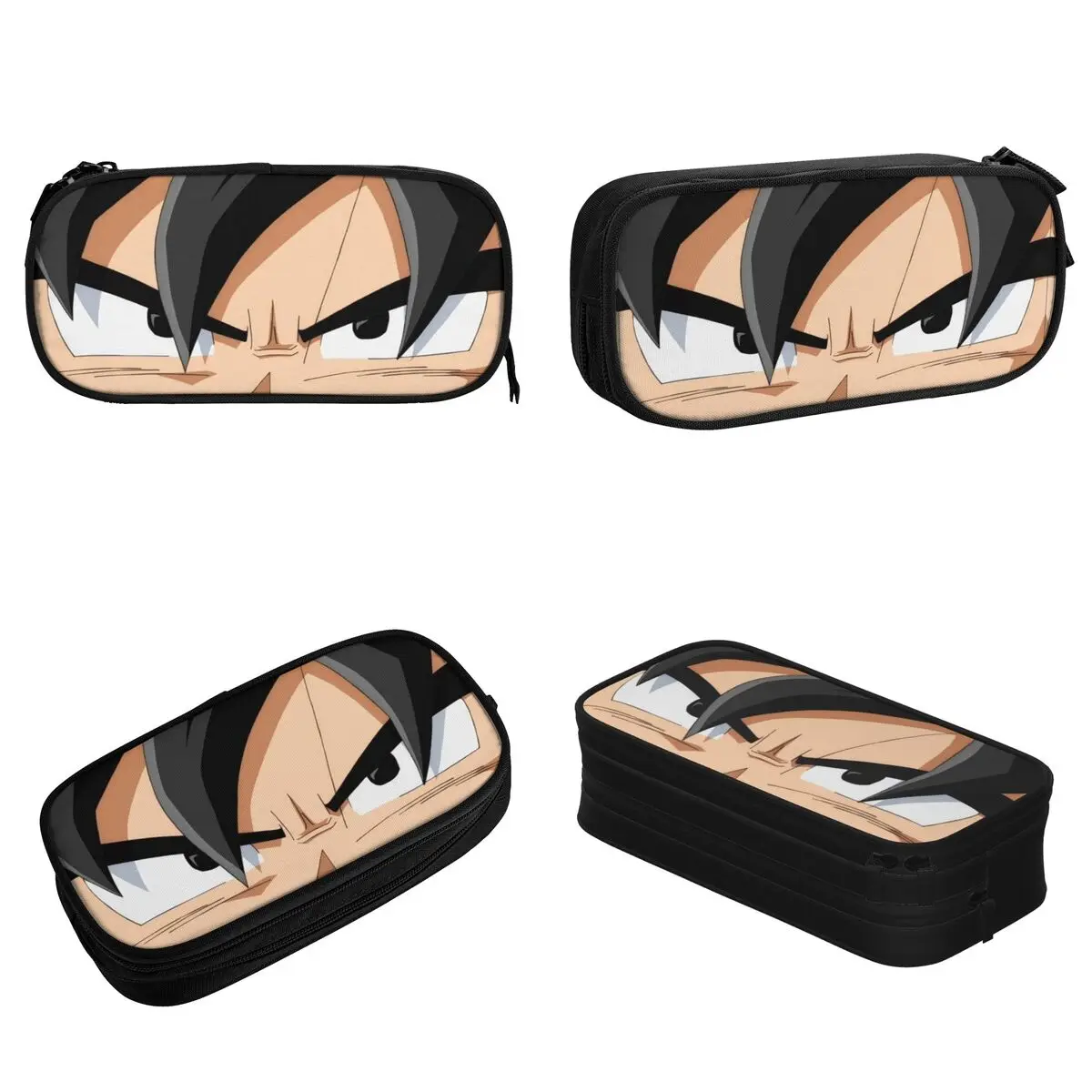 Dragon Ball Z Dragonball Anime Stiftbox für Kinder, doppellagiges Federmäppchen, Make-up-Taschen für Mädchen