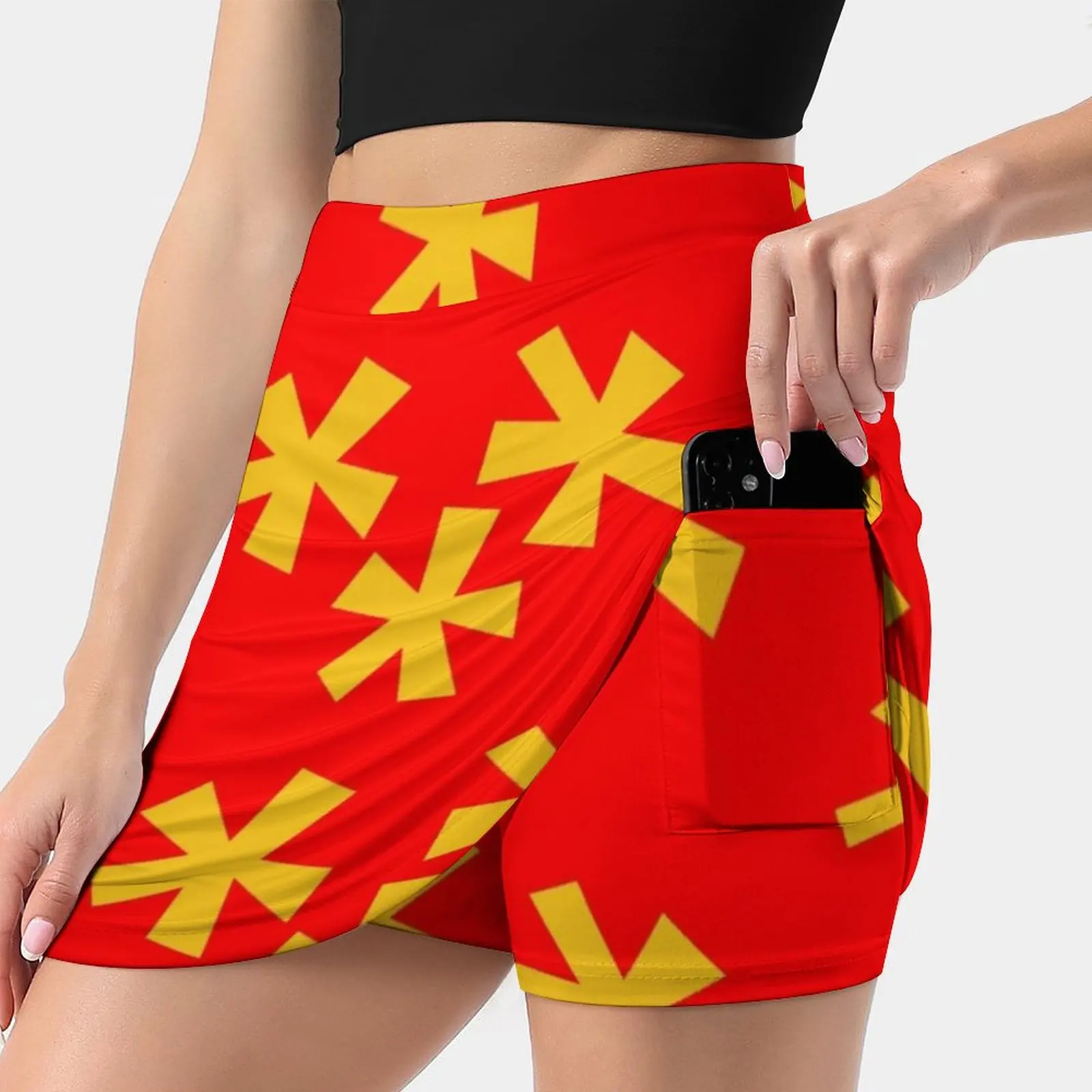 Rescue Ranger Floral Women's skirt Sport Skort Skirt With Pocket Fashion Korean Style Skirt 4Xl Skirts Chip Dale Chip And Dale