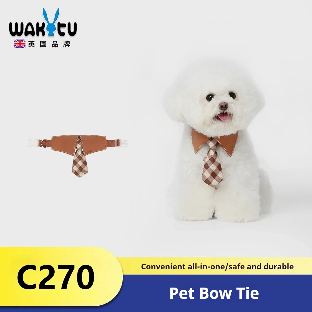 

Wakytu Dog Bow Tie Saliva Towel Collar Scarf Large Dog Golden Retriever Microfiber Cute Cat Dog Bow Tie Pet Accessories