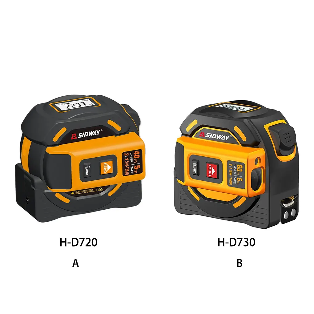 

ABS High-Precision Lasers Rangefinder Tape Measure For Dual Mode Distance Measurement Zero Point