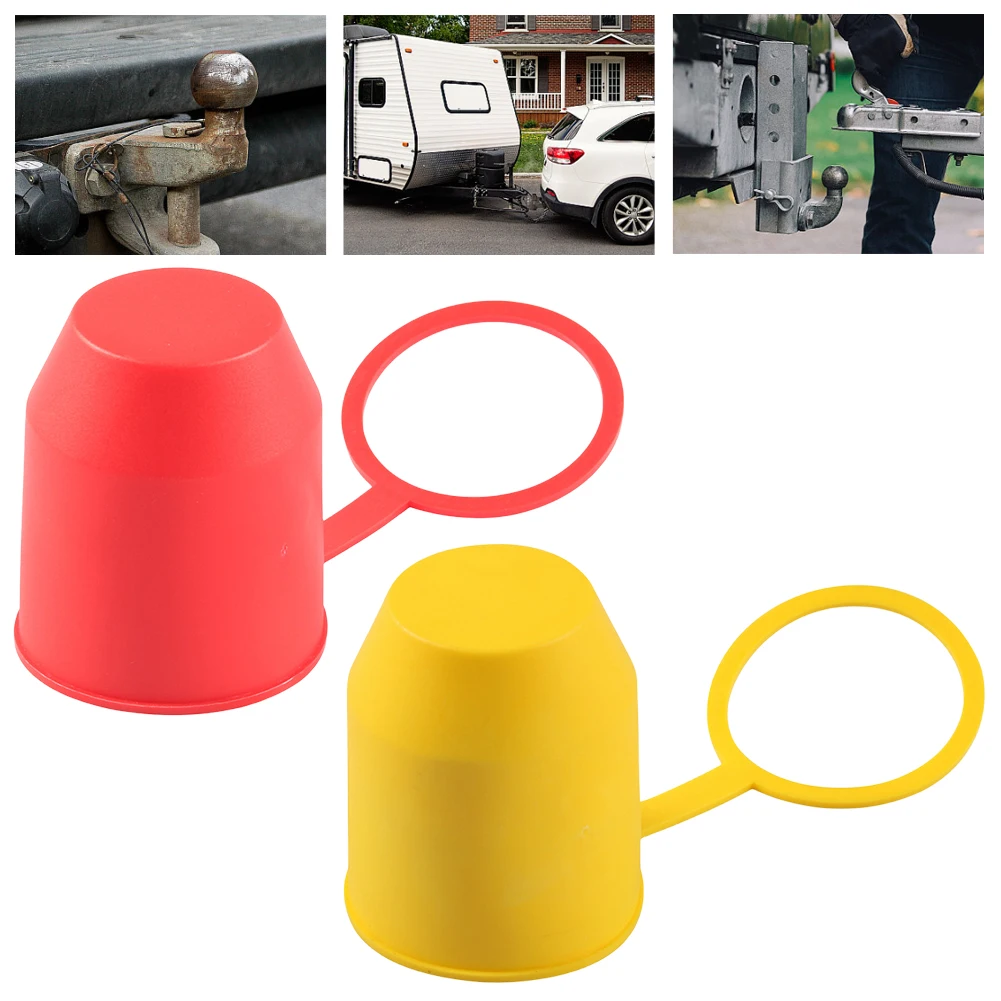 Tow Bar Cap with Locking Ring Caravan Trailer Protection PVC Towing Hitch Tow Ball Cover Waterproof for Car Ball Head