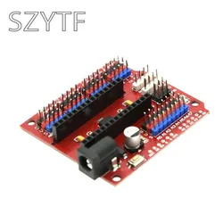 Multi-Function Funduino Nano Shield Expansion Board for Electric DIY SCM - Orange + Black (NANO SHIELD) For nano 3.0