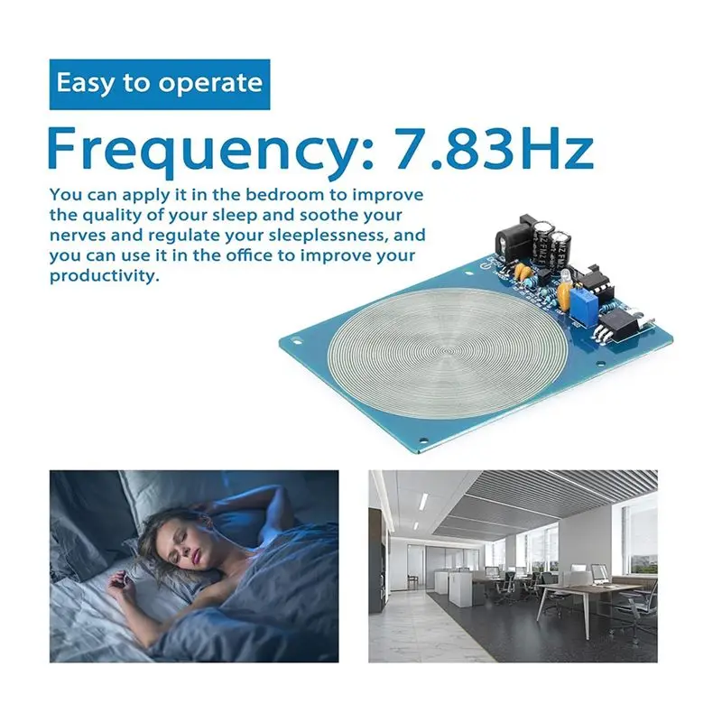 B62B-7.83Hz Schumann Waves Generator,Ultra-Low Frequency Pulse Audio Resonator USB Interface With Indicator Light On Off
