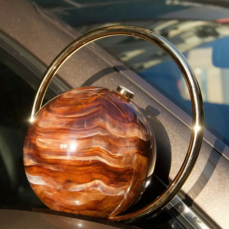 

Новый брендовый вечерний клатч с шариковой ручкой, гальваническая жемчужная сумка, женская круглая креативная сумка, мини-модный женский кошелек из ПВХ