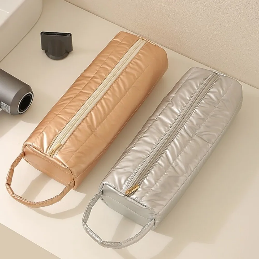 Oxford Inner Hair Dryer Storage Bag Soft Quilting Cotton Curling Iron Carrying Case Heat Resistant Large Capacity