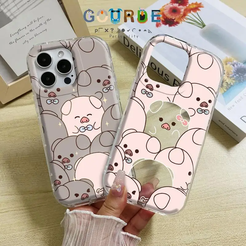 

Gourde Cute Pig Cartoon Patterns Phone Case for Iphone 16 15 14 12 13 11 Pro Max Ip 7 8 Plus Iphon X Xs Xr Xs Max