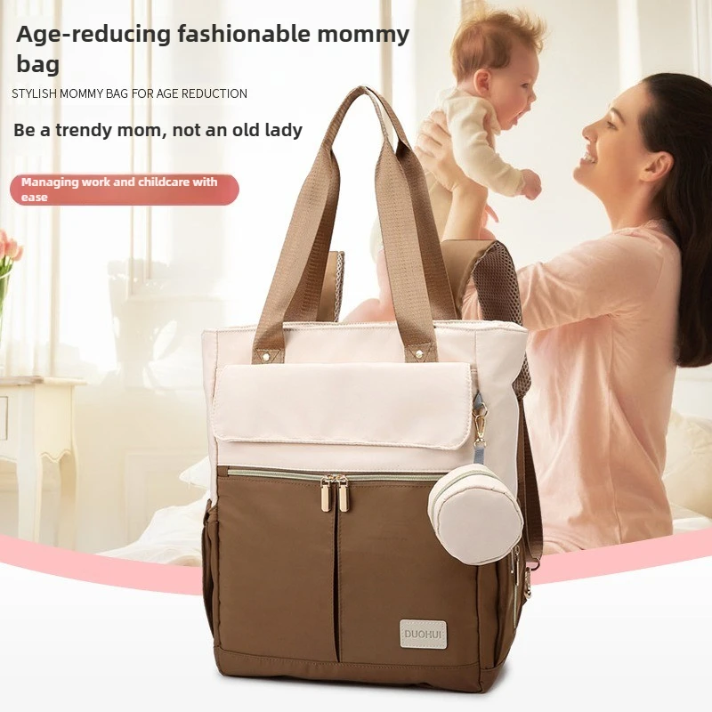 Diaper Backpack with Insulated Pockets Diaper Tote Bag for Boys and Girls with Changing Pad LargeDiaper Bag with Pacifier Holder