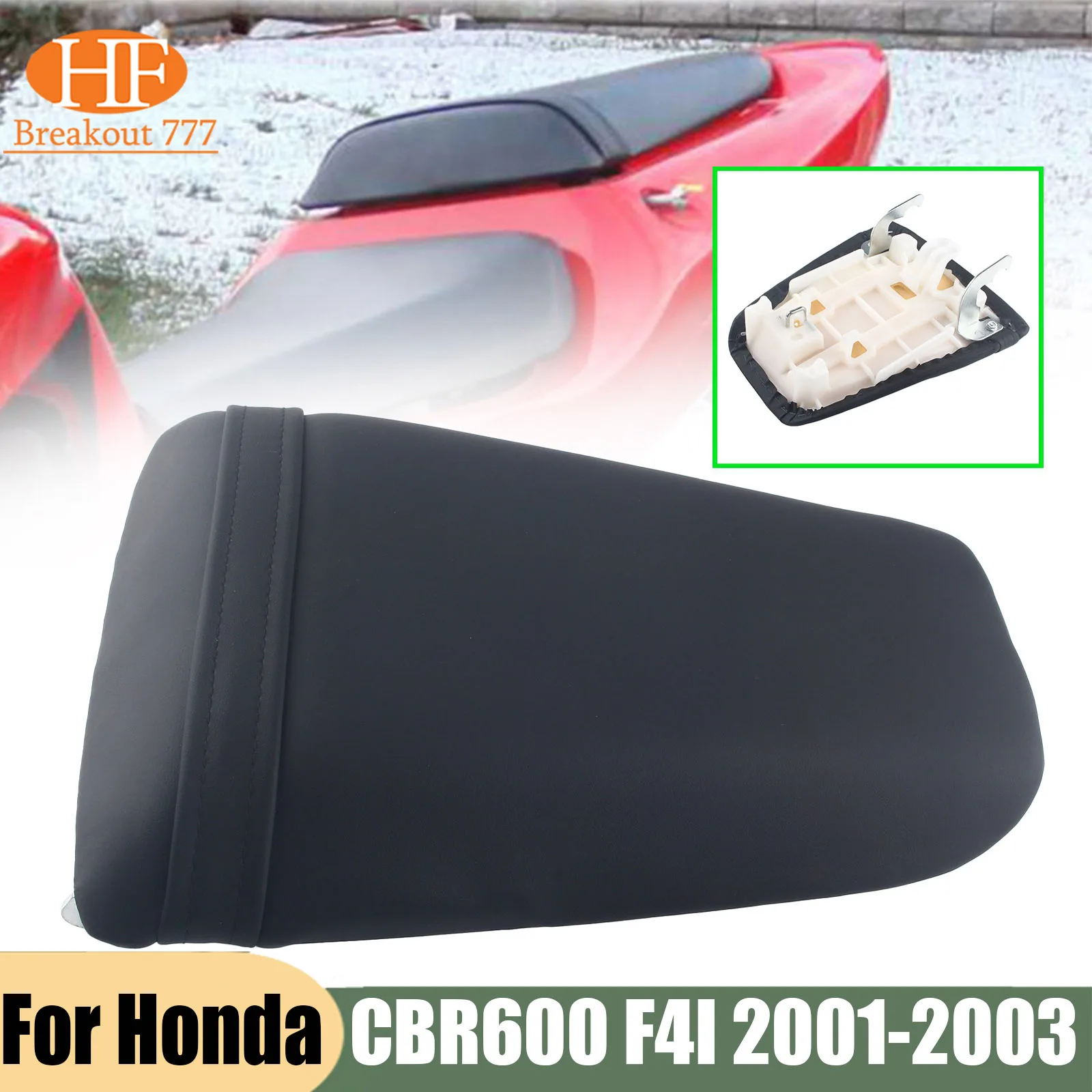 For Honda CBR600 F4I 2001-2003 Motorcycle Rear Passenger Pillion Seat