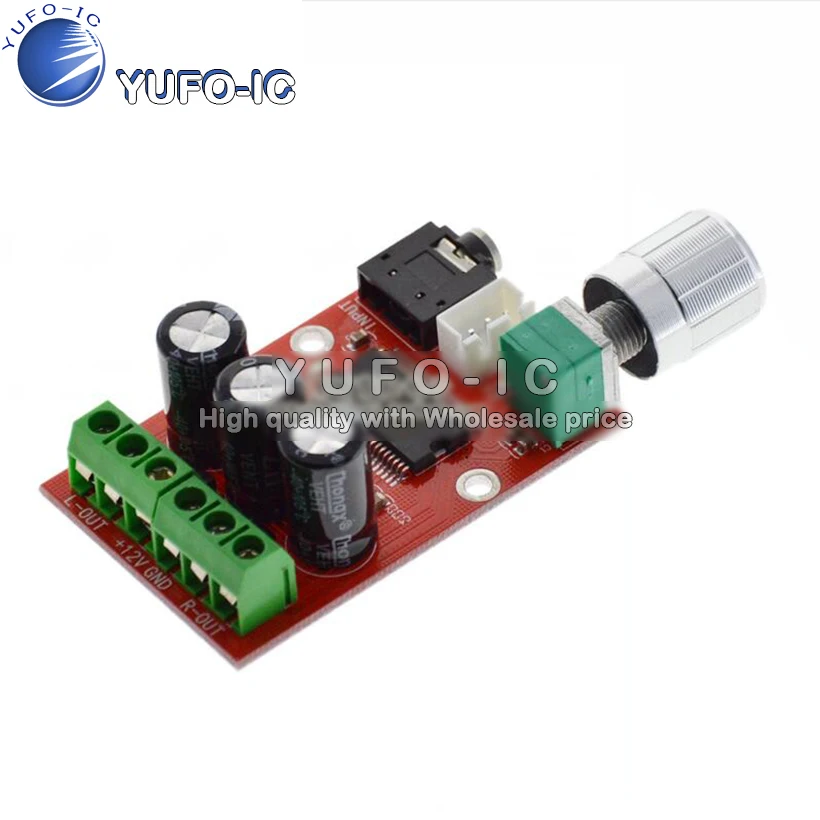 Power Amplifier Board High Resolution Digital Board Class D Audio Amplifier Board Hd DC12V Power Amplifier