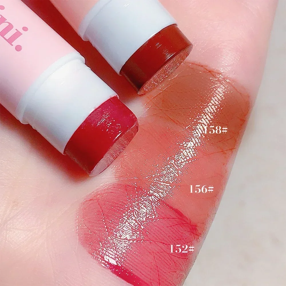 Colored Lip Balm Set Moisturizing Waterproof Lip Tint Lasting Lipstick Jelly Mirror Solid Lip Gloss Lips Makeup Cosmetic 1/3PCS