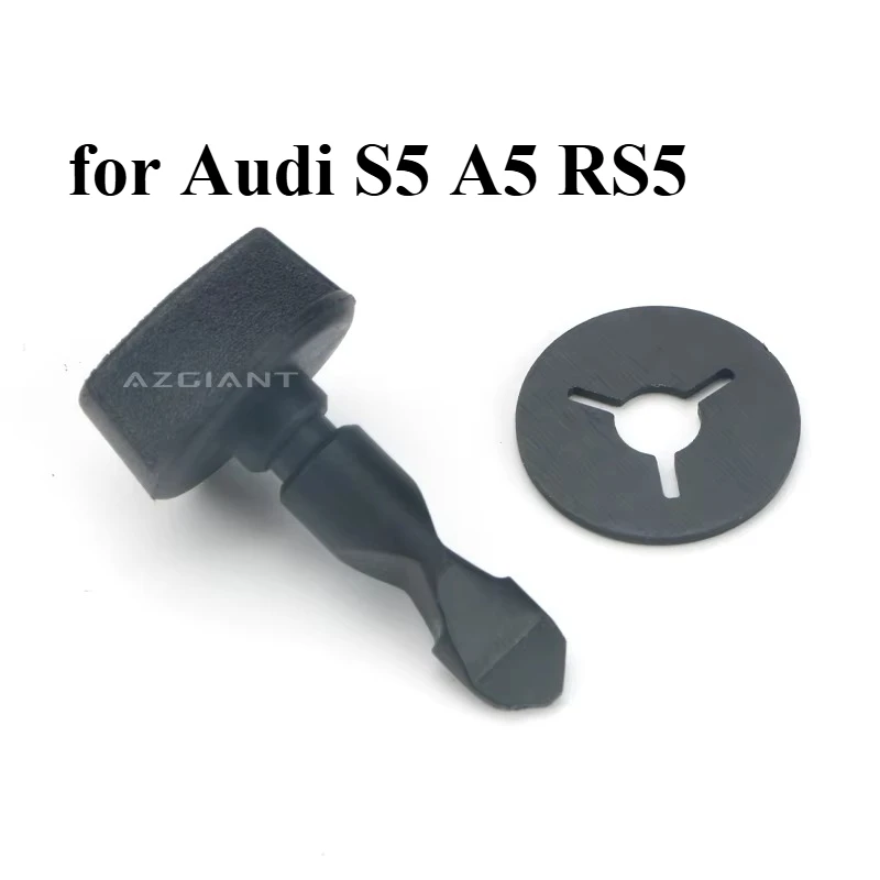 

Rear Trunk Cover Luggage Partitions Curtain Buckle Clip for Audi S5 A5 RS5