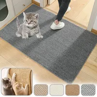 New Non-Slip Imitation Sisal Doormat Cat Scratching Post Fade-Proof Runner Rug for Bathroom Entrance Door Laundry Dirt Resistant