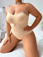 Large Size Strapless Thong Bodysuits Women Belly Control Full Body Shaper Adjustable Bust Removable Push Up Breast Underwear 4XL - Image 5