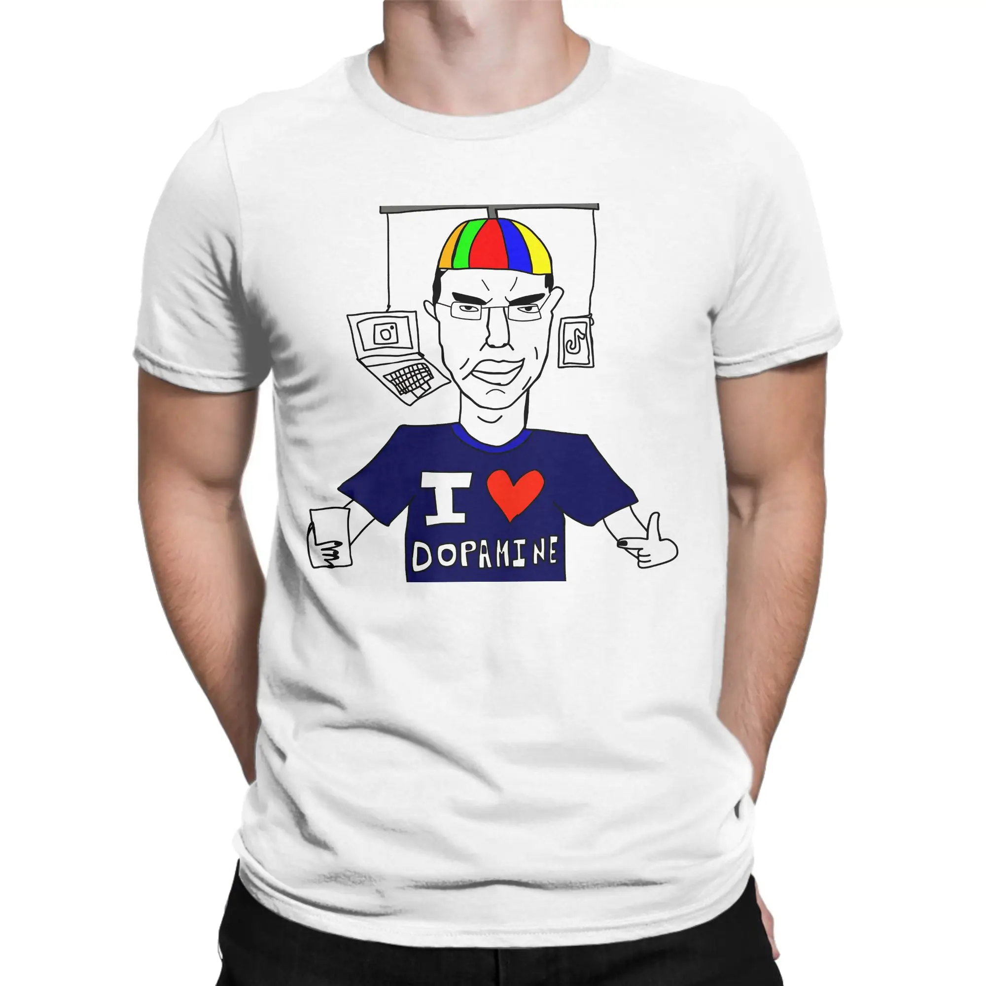 Gem Alarm! Soyjak T Shirt Summer  Hip Hop T-Shirts Man Cotton O-Neck Oversize Tees Short Sleeve Y2K Casual Tshirt