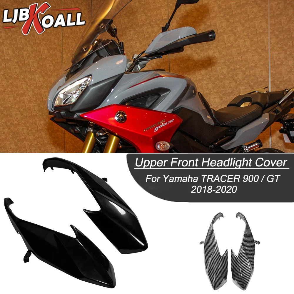 Motorcycle Upper Front Headlight Cover Side Panel Fairing Protector Cowl For Yamaha TRACER 900 Tracer900 GT 900GT 2018-2020 2019