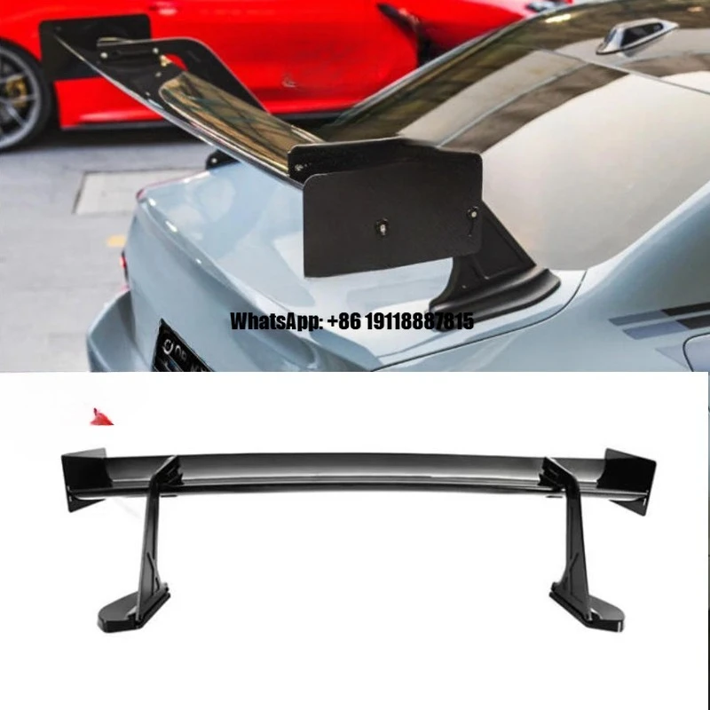 

V Type Dry Carbon Fiber Swan Neck Wing Competition Spoiler Adjustable Trunk Lip Splitter Race Wing for BMW M2 G87 M3 G80 M4 G82