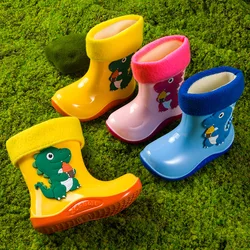 Children's Rain Boots Anti Slip Waterproof Children's Rain Shoes Kids' Baby Boy girls' Water Shoes Children's Middle shoes