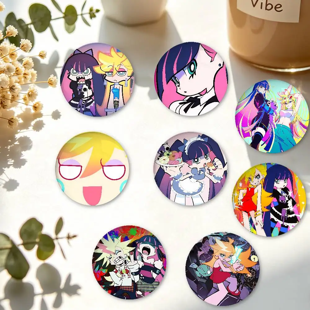 P-Panty And S-Stocking With Garterbelt Badges Creative Tinplate Button PinsBrooch Creative  Badge Clothes Gift For Kids Friends