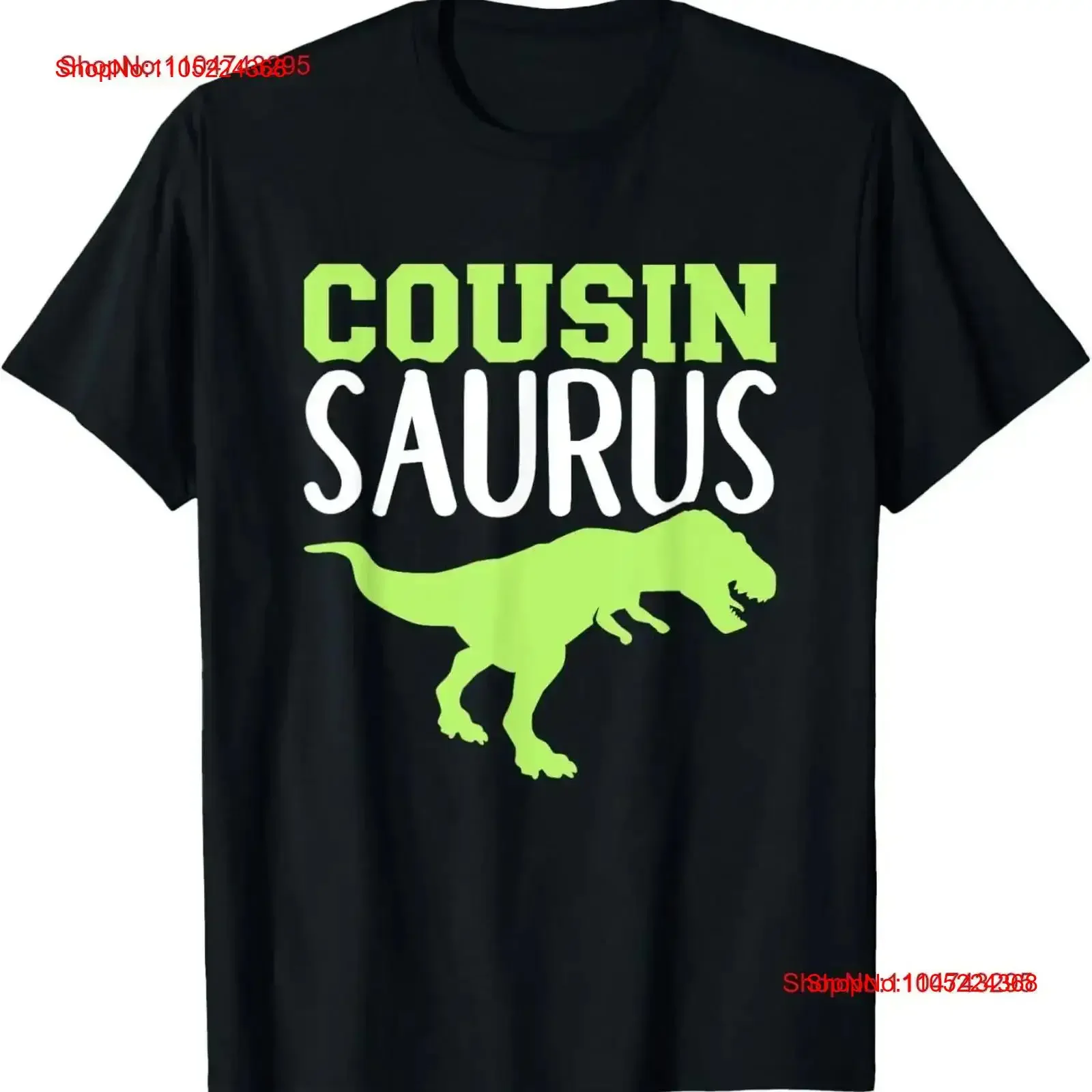 Cousin Saurus T Shirt vintage Washed designer clothes Stretched Casual homme Soft Comfortable Stylish graphic vintage Washed