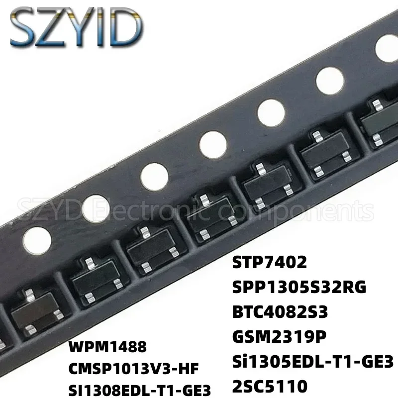 100PCS SOT323 WPM1488 CMSP1013V3-HF SI1308EDL-T1-GE3 STP7402 SPP1305S32RG BTC4082S3 GSM2319P Si1305EDL-T1-GE3 2SC5110