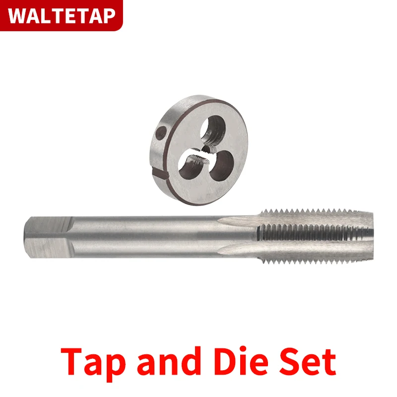 

WALTETAP 1SET M3-M20 UNF9/16 Left Hand Mertic/American Tap Die Set HSS Used for machine tool thread tapping and repair tool