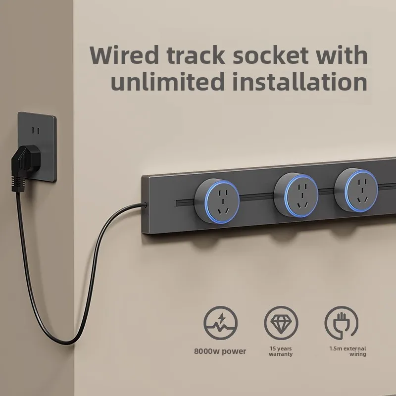 

Настенная розетка для трека США, ЕС, Великобритании, корейского стандарта, офисные настенные электрические розетки, адаптеры, белые, черные порты USB типа c