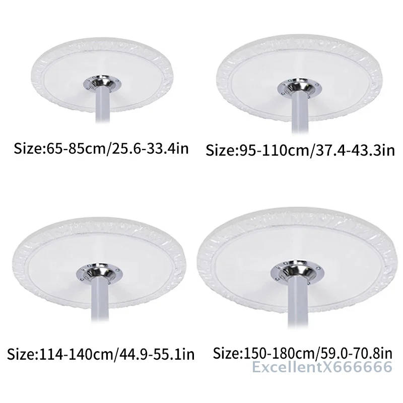 10pcsTable Cloth Drawstring Coffee Table Type Elastic Tablecloth Disposable Round Table Cover Transparent Rectangular Tablecloth