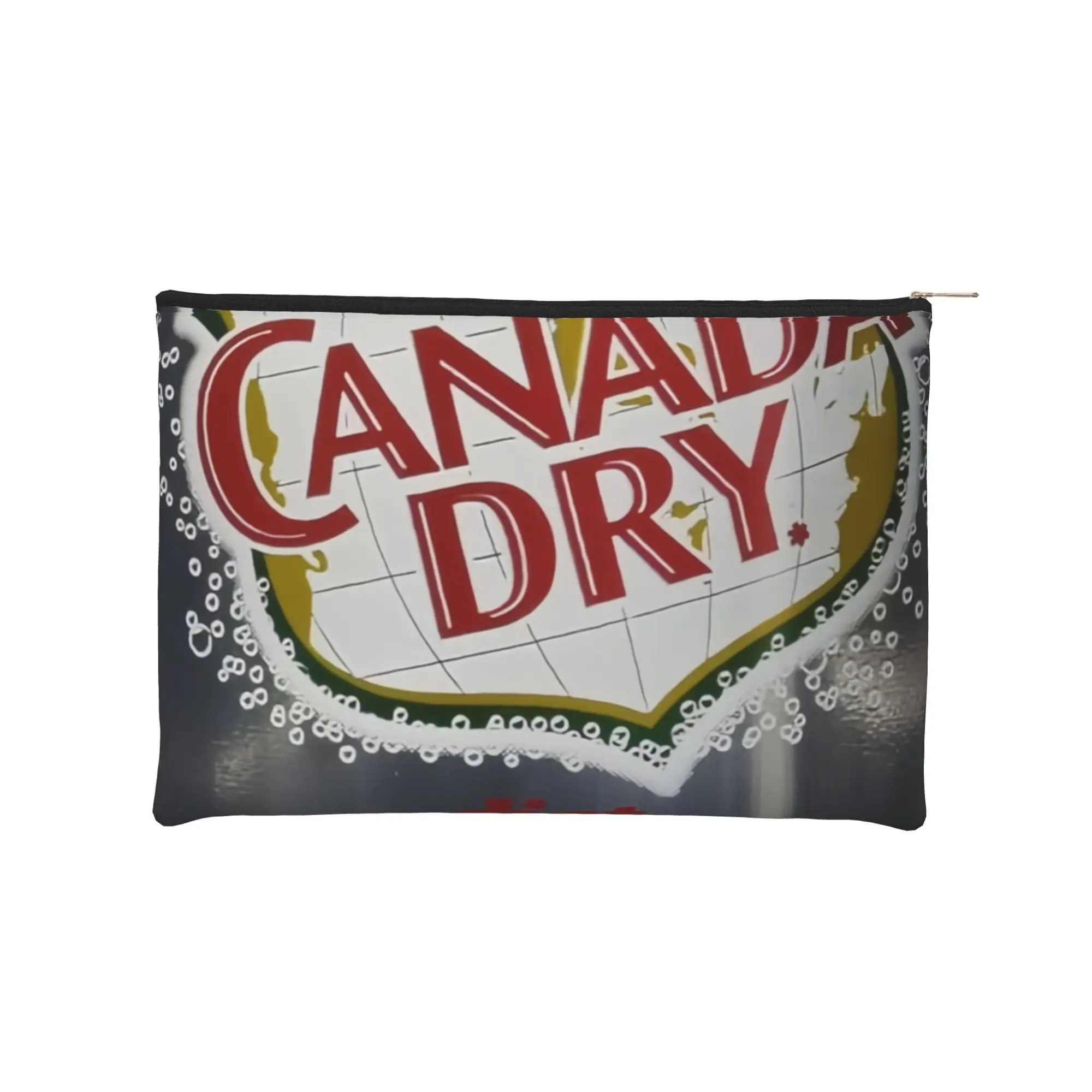 

Стильная косметичка Canada Dry Diet Ginger Ale в форме банки, косметичка Canada Dry на молнии, несессер для туалетных принадлежностей
