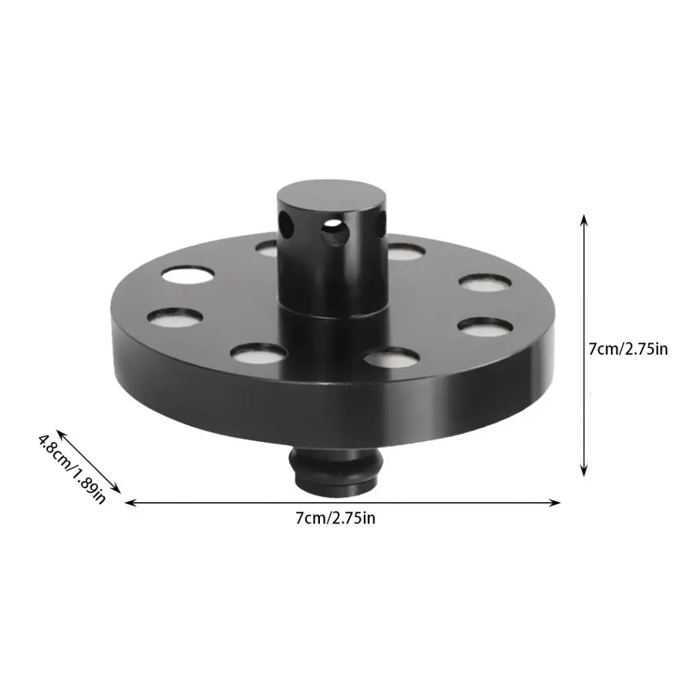 طقم تنظيف الهيكل المغناطيسي على شكل حرف O 6 منافذ مياه 360 درجة °   فوهة الغزل لتنظيف السيارة على شكل حرف O مع اقتران سريع