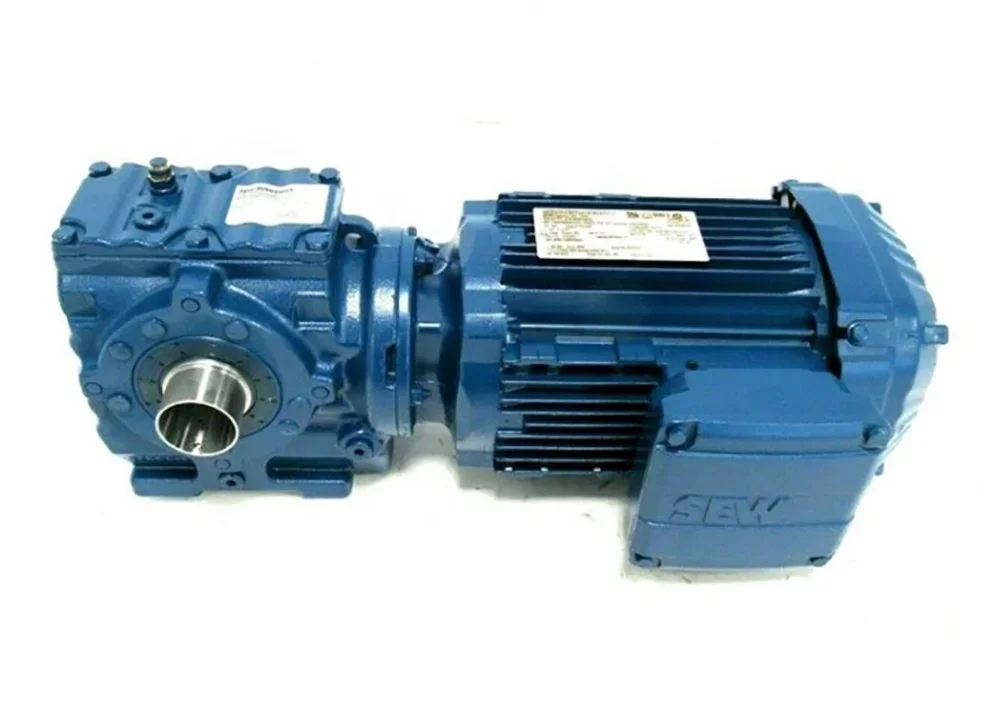 Original SEWs Eurodrive K87 DRN180M4 1781/92 19.45/Infinite 25 HP 60 Hz 230/460 Helical Bevel Gearmotor