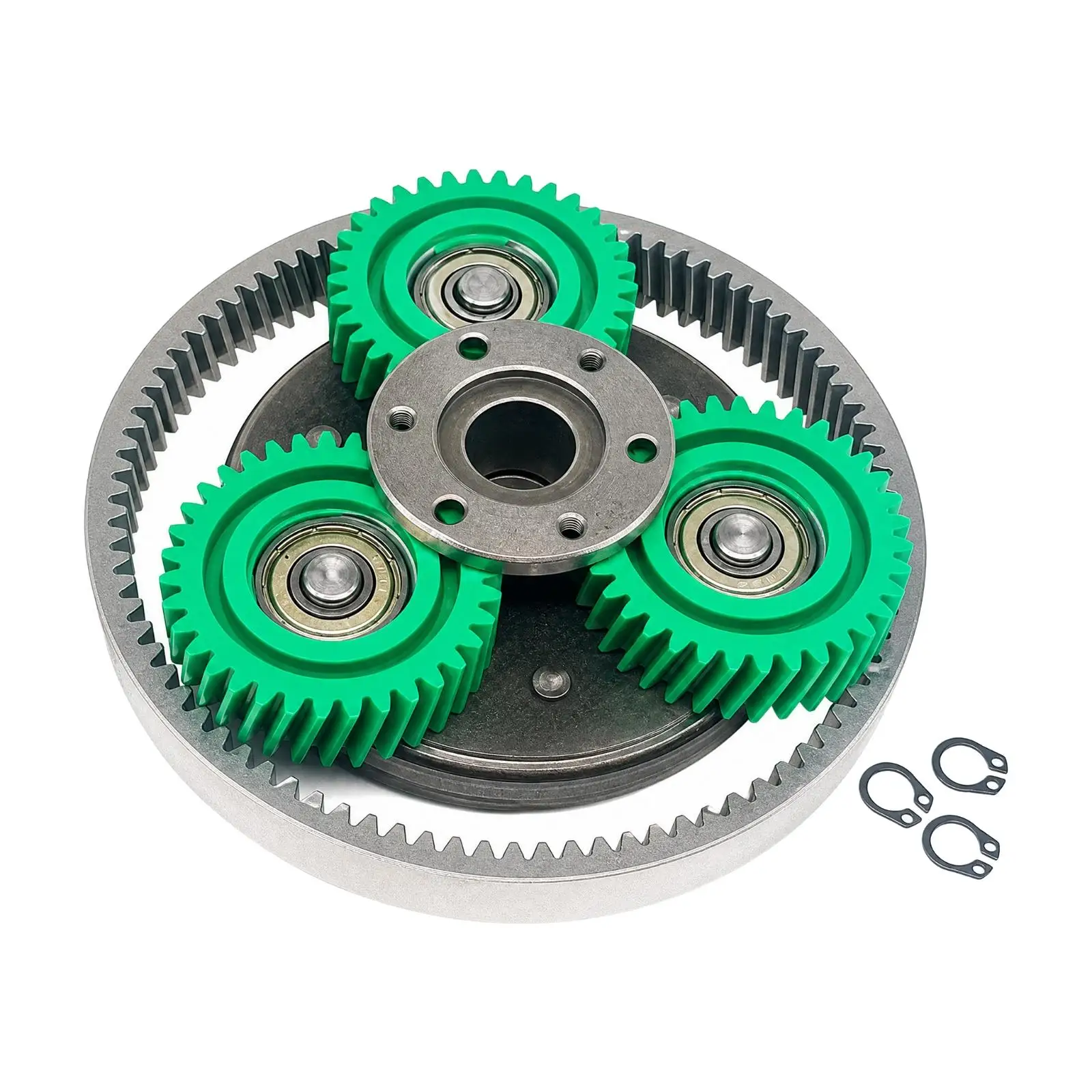 Nylon Gear Drive Bevel Transmission 35T 47.5mm Reduction Assembly for E Bike Motor Rebuild Kit
