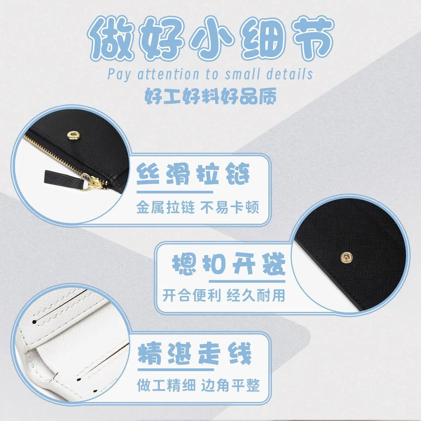 Genshin Impact Wallet Collaboration Funina Men And Women Students Children Card Holder Lightweight Compact Exquisite SimpleAnime