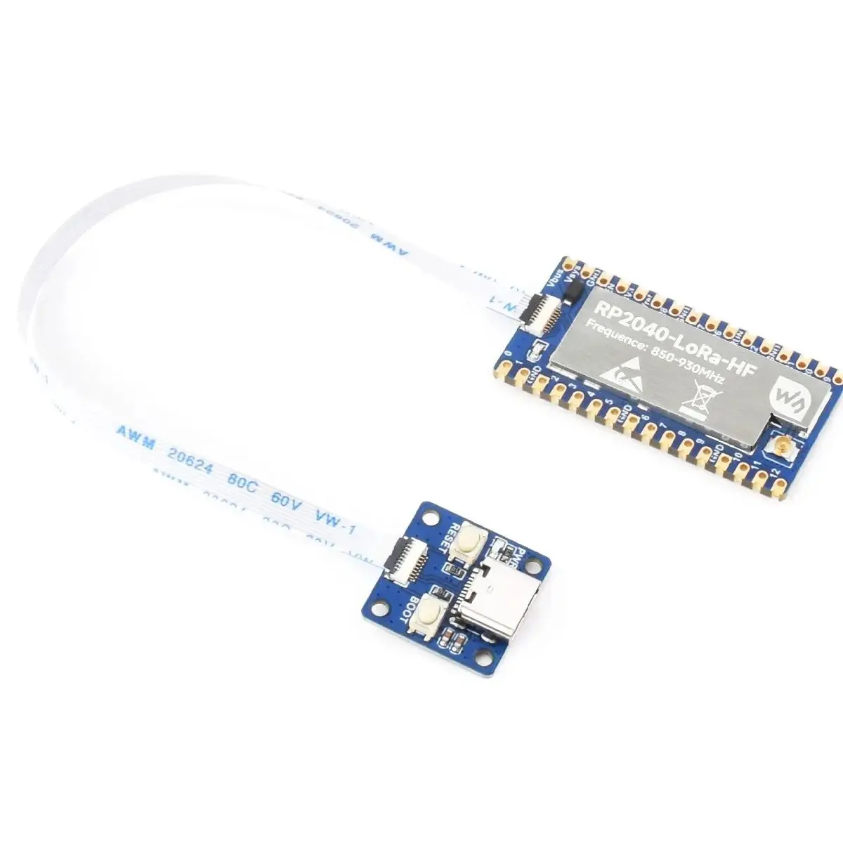 RP2040-LoRaLF/HF -Kit Development Board, Integrates SX1262 RF Chip, Long-Range Communication, Options For Frequency Band