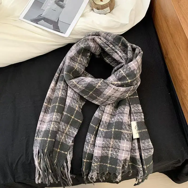 الشتاء طالب لطيف وشاح شبكة شرابة لينة و لزجة شال تنوعا فتاة الأوشحة الدفء رشاقته يندبروف الزي الخارجي