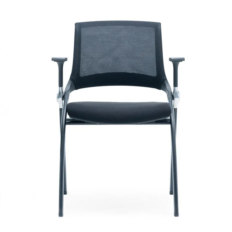 Black, mesh, conference chair, with small table board, training
