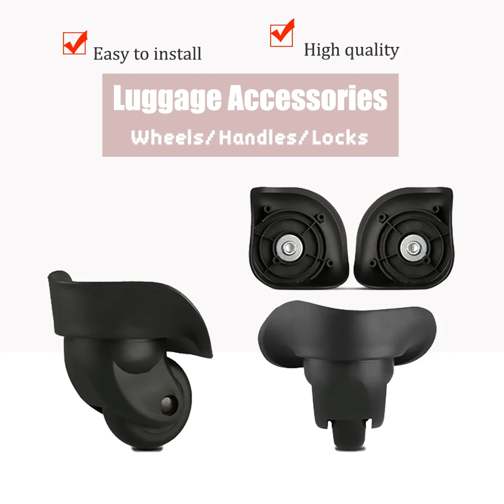 Heavy-Duty 360° Swivel Hongsheng A-32 Casters For Large Suitcases – Replacement For Suitcase Trolley Bag