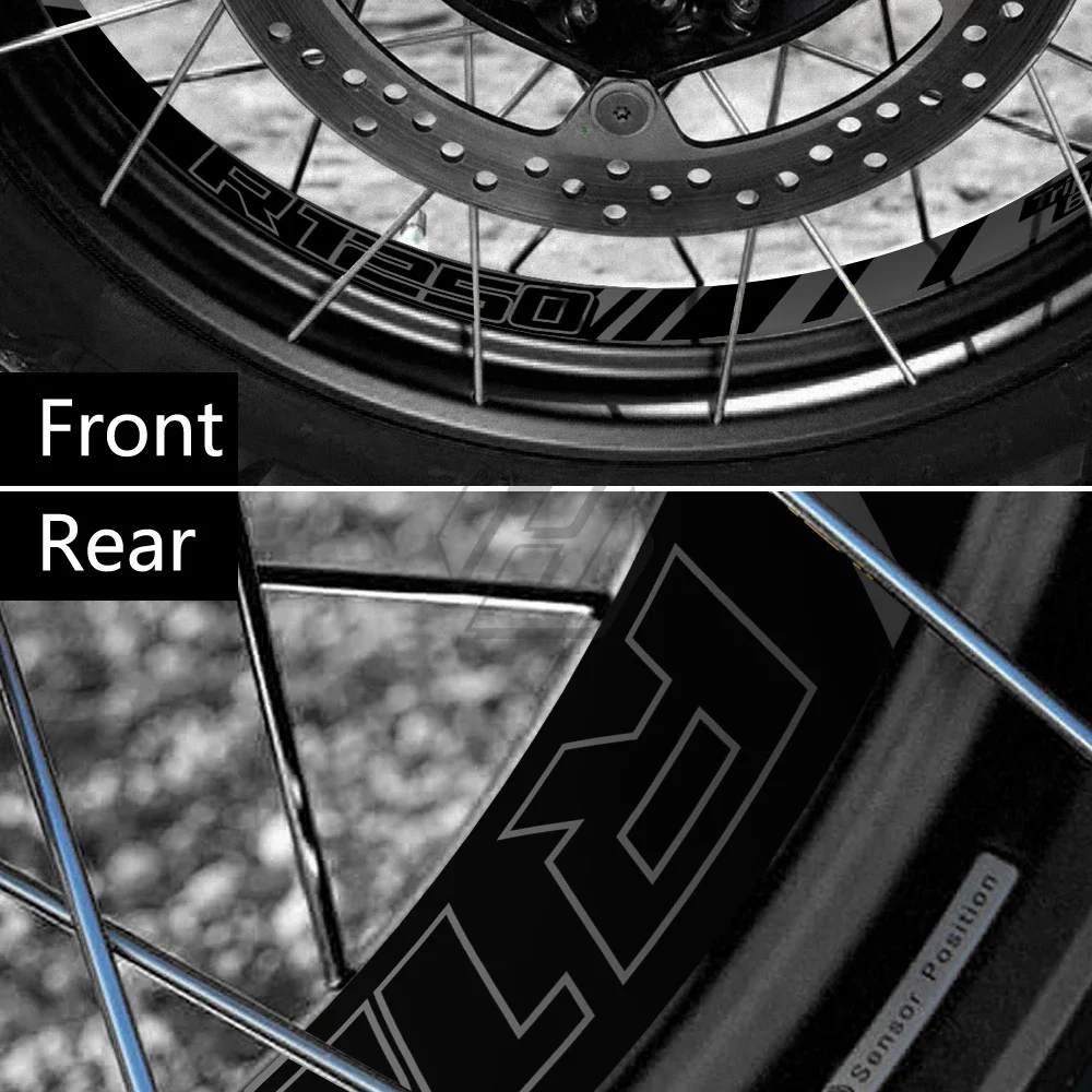 

Motorcycle Front/Rear Wheel Reflective Sticker Case for BMW R1200GS R1250GS Adventure After 2006