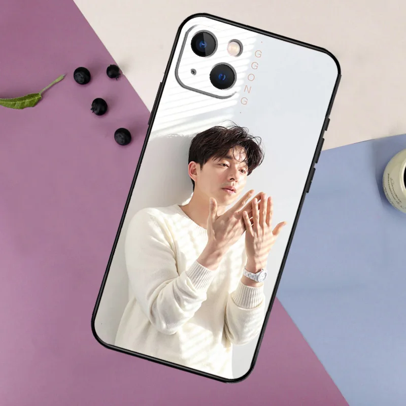 Kpop Gong Yoo Phone Case For iPhone 11 12 13 14 16 15 Pro Max Mini 7 8 Plus X XR XS Max Bumper Cases Cover