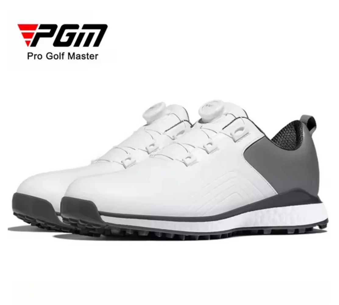 

PGM Men Golf Shoes Summer Breathable Anti Side Slip Shoe Nails Knobs Lace Sneakers