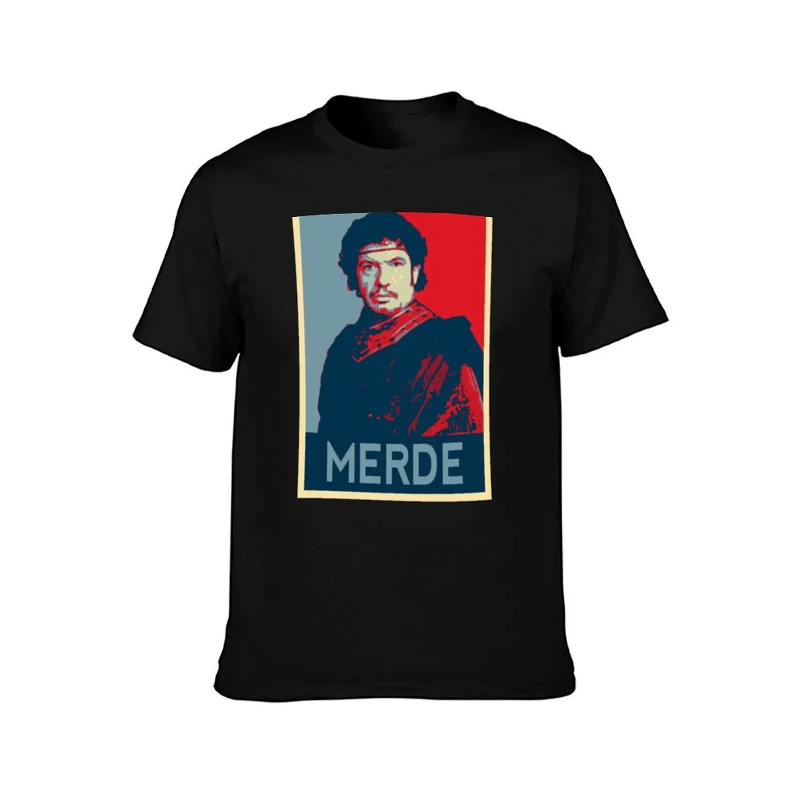 Kaamelott - Léodagan Hope Style - Merde T-Shirt Casual Trendy Short Sleeve T-Shirt